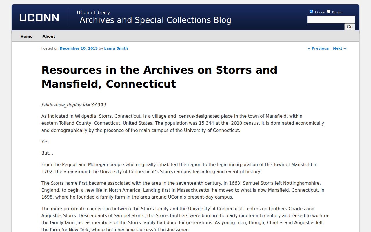 Mansfield city directory UConn Storrs and Mansfield archive guide
