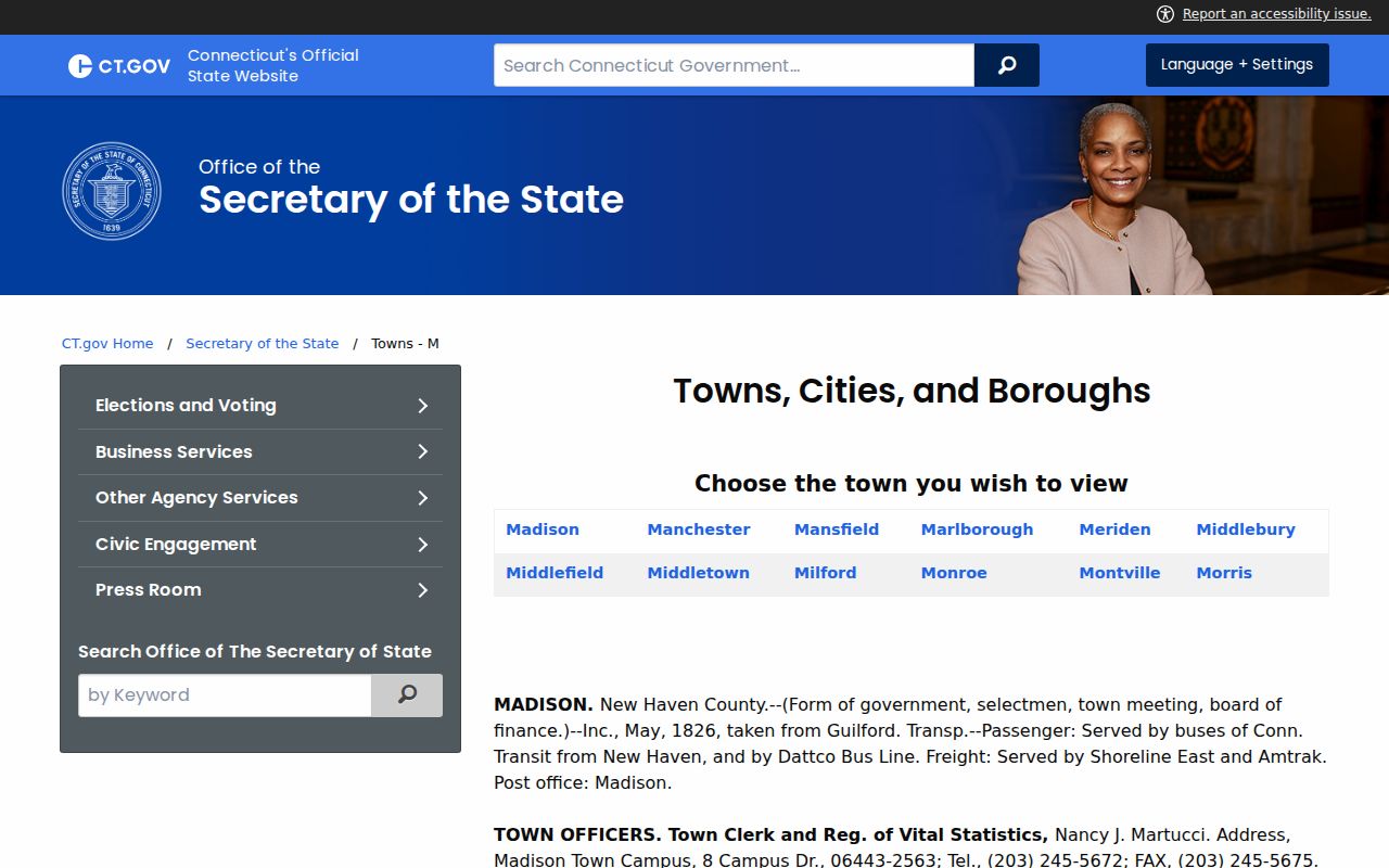 Mansfield ZIP code town and postal profile